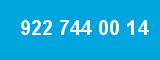 922 744 00 14